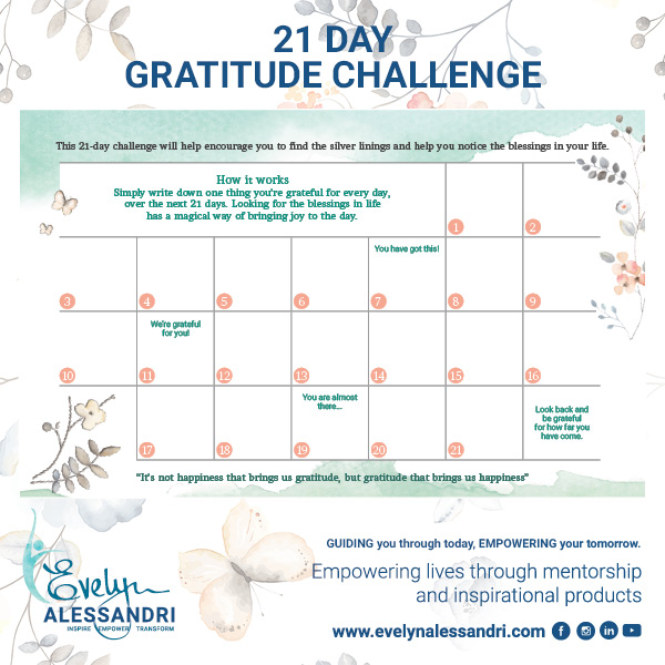 21 Day Gratitude Challenge - Download